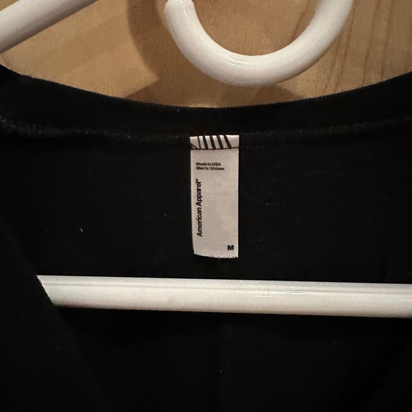 Size small Black American Apparel Tri Sigma Letter shirt - Picture 2 of 2